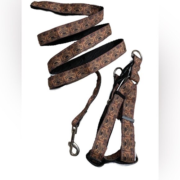Ouija Board Brown Dog Collar Leash Set L Horror Pagan Exorcist