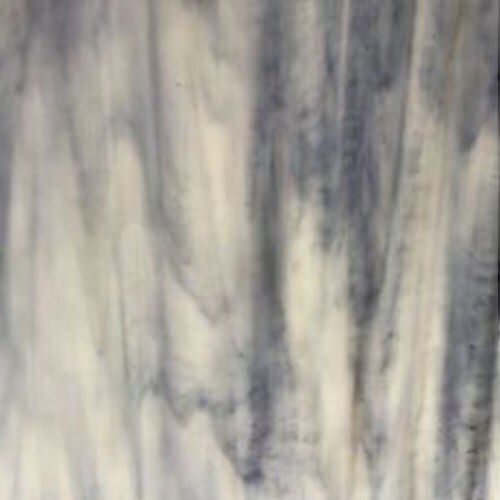 Sky Blue & White Opal Stained Glass Sheet 8x12 Inches - Wissmach Glass For Art Projects