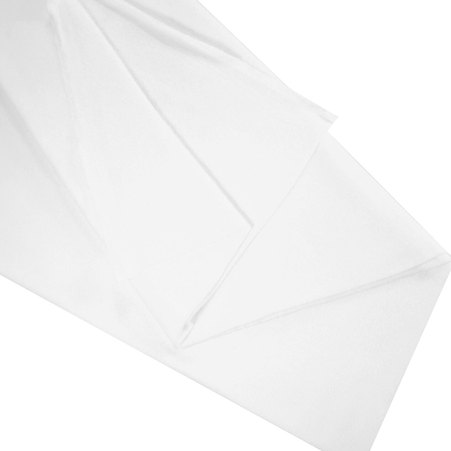 FabricLA | Fleece Fabric By The Yard | 36"X60" Inch Wide | Anti Pill Polar Fleece | Soft, Blanket, Throw, Poncho, White (1 Yard)