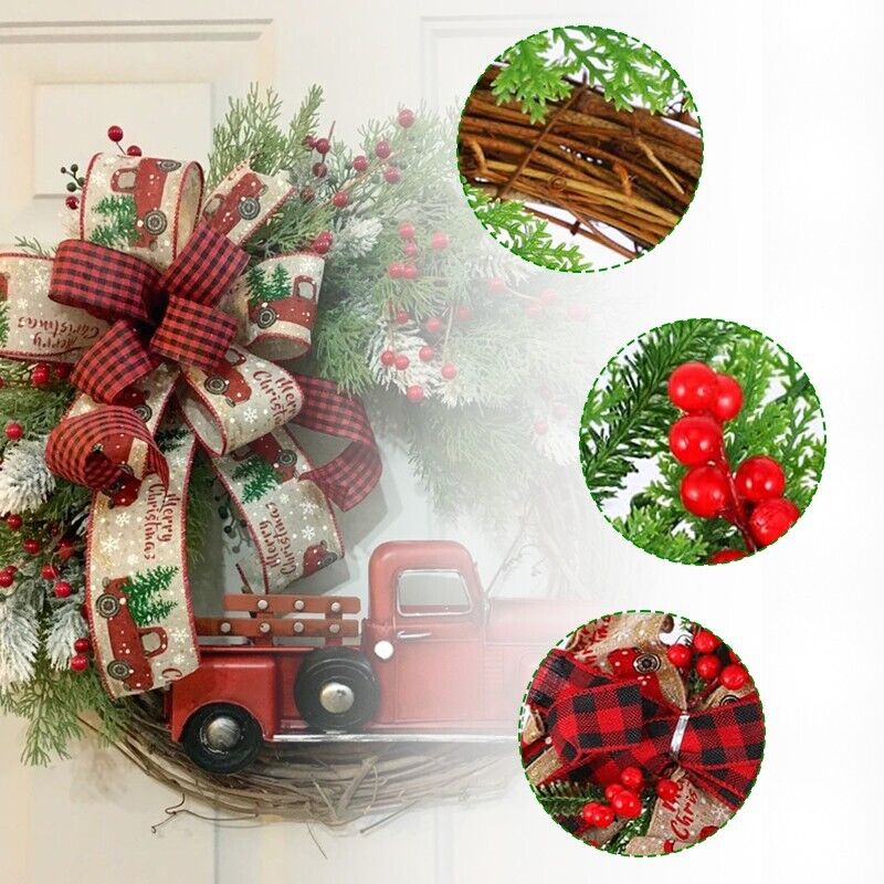 Kitcheniva Christmas Front Door Wreath Garlands Decor