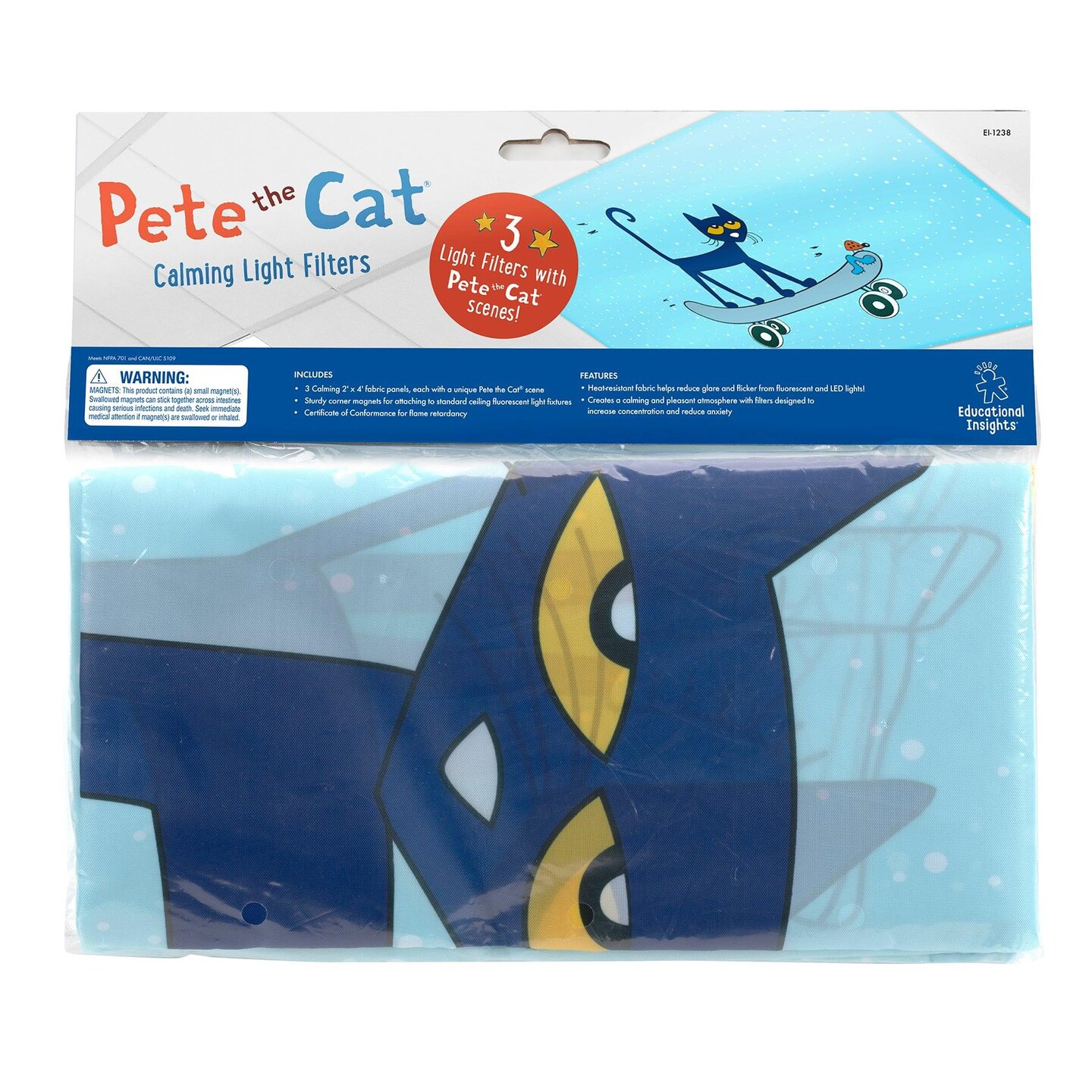 Pete the Cat&#xAE; Calming Light Filters, Pack of 3