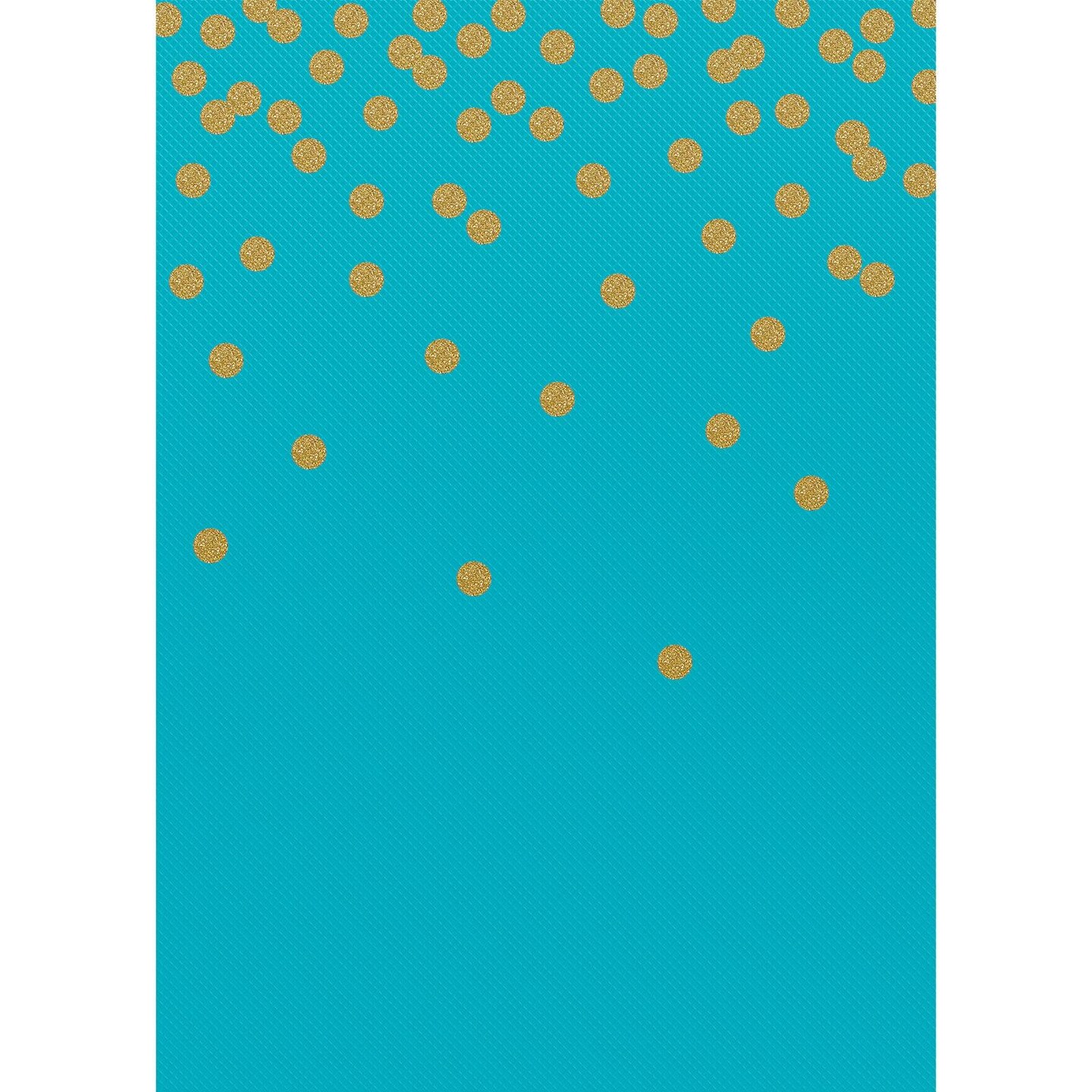 Better Than Paper&#xAE; Bulletin Board Roll, 4&#x27; x 12&#x27;, Teal Confetti, Pack of 4