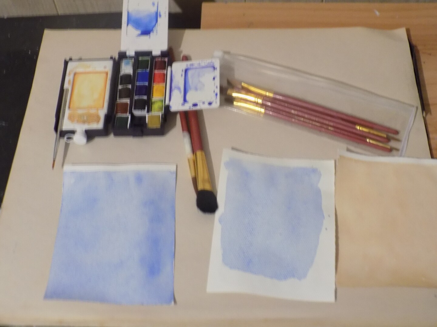 How-To name is Creating a flat wash in watercolor