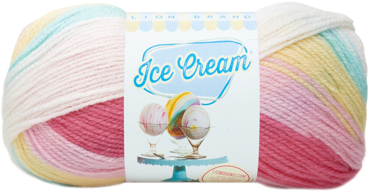 Lion Brand Ice Cream Yarn-Tutti Frutti
