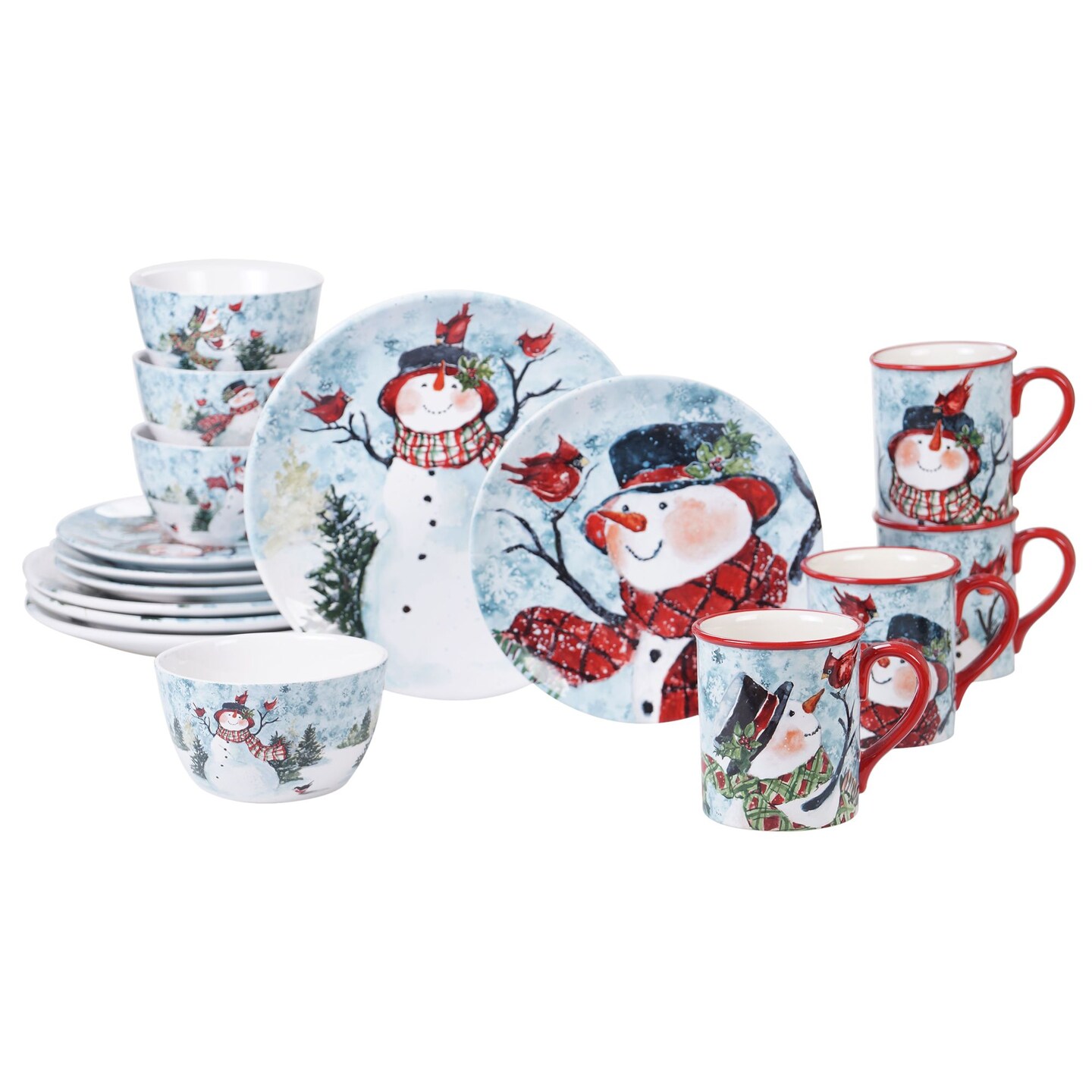 Certified international 2025 christmas dinnerware