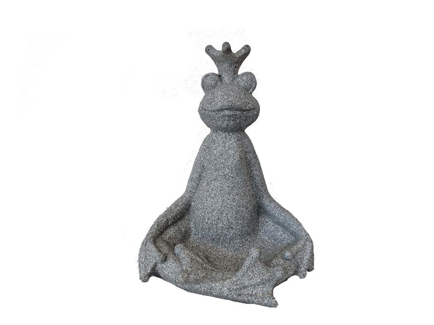 Galt International 18.25" Frog Prince With A Crown Outdoor Garden Statue