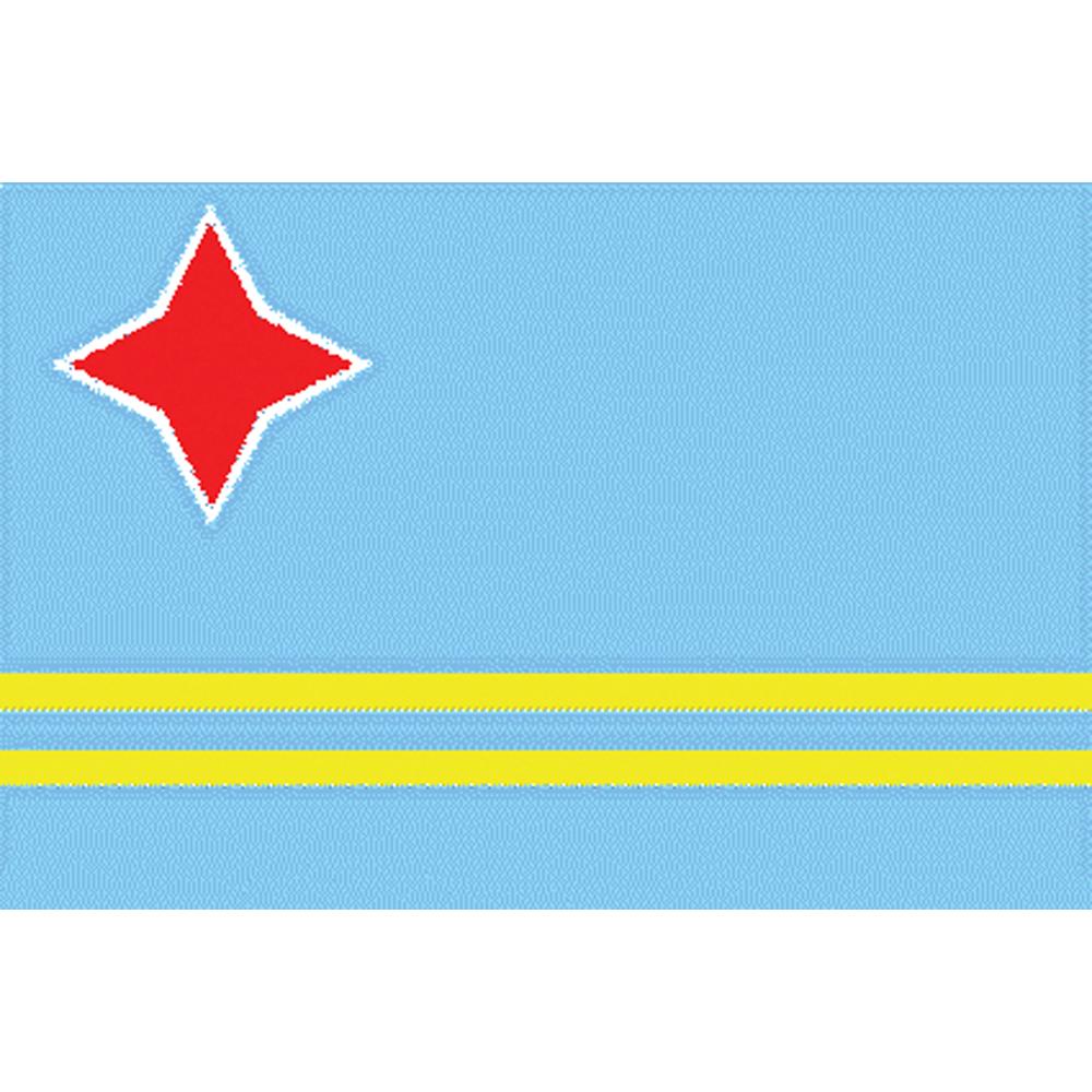 Aruba Netherlands Antilles Flag with Grommets 3ft x 5ft