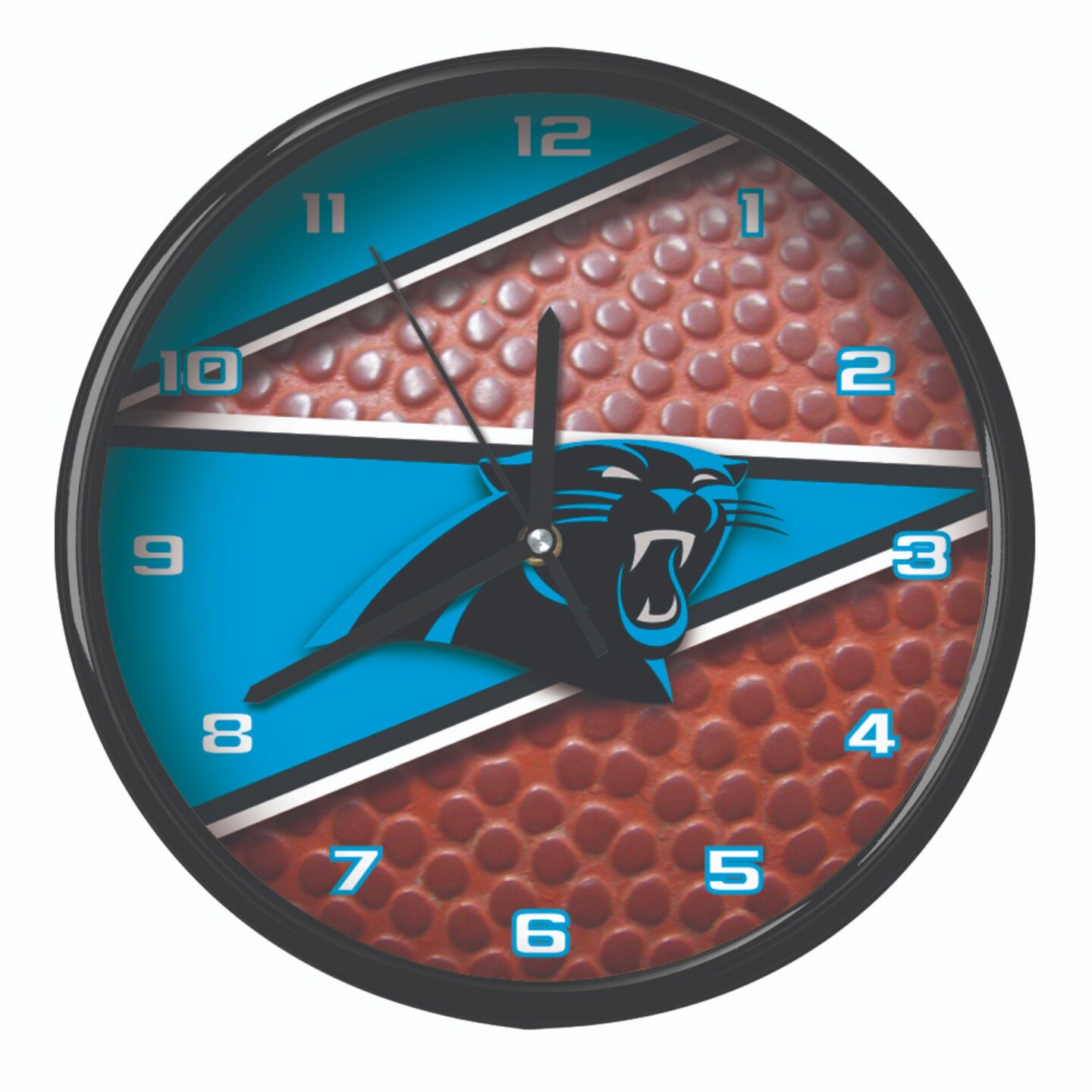 The Memory Company 11.5" Blue and White NFL Carolina Panthers Wall Clock