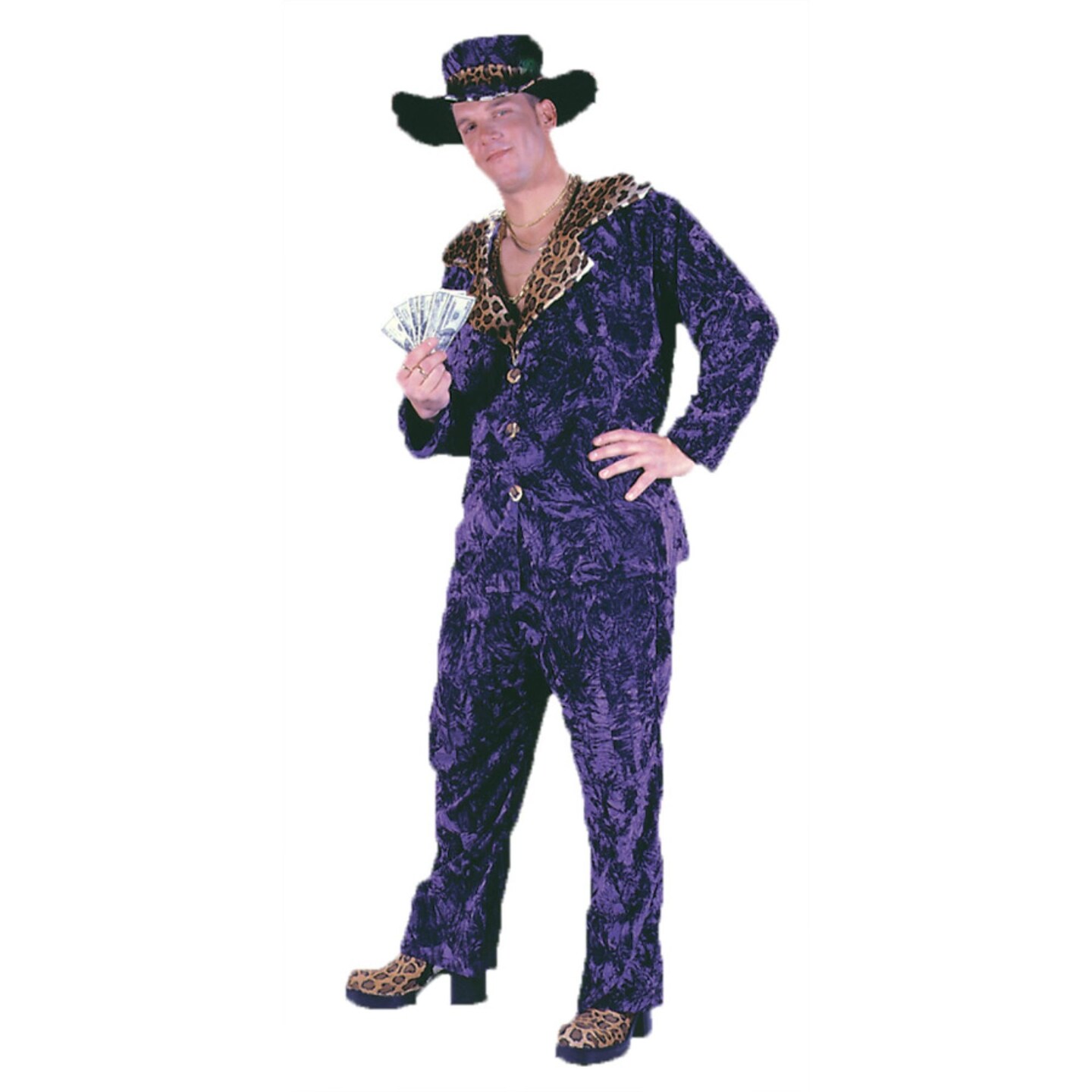 The Costume Center Purple and Brown Big Daddy Men Adult Halloween Costume - One Size