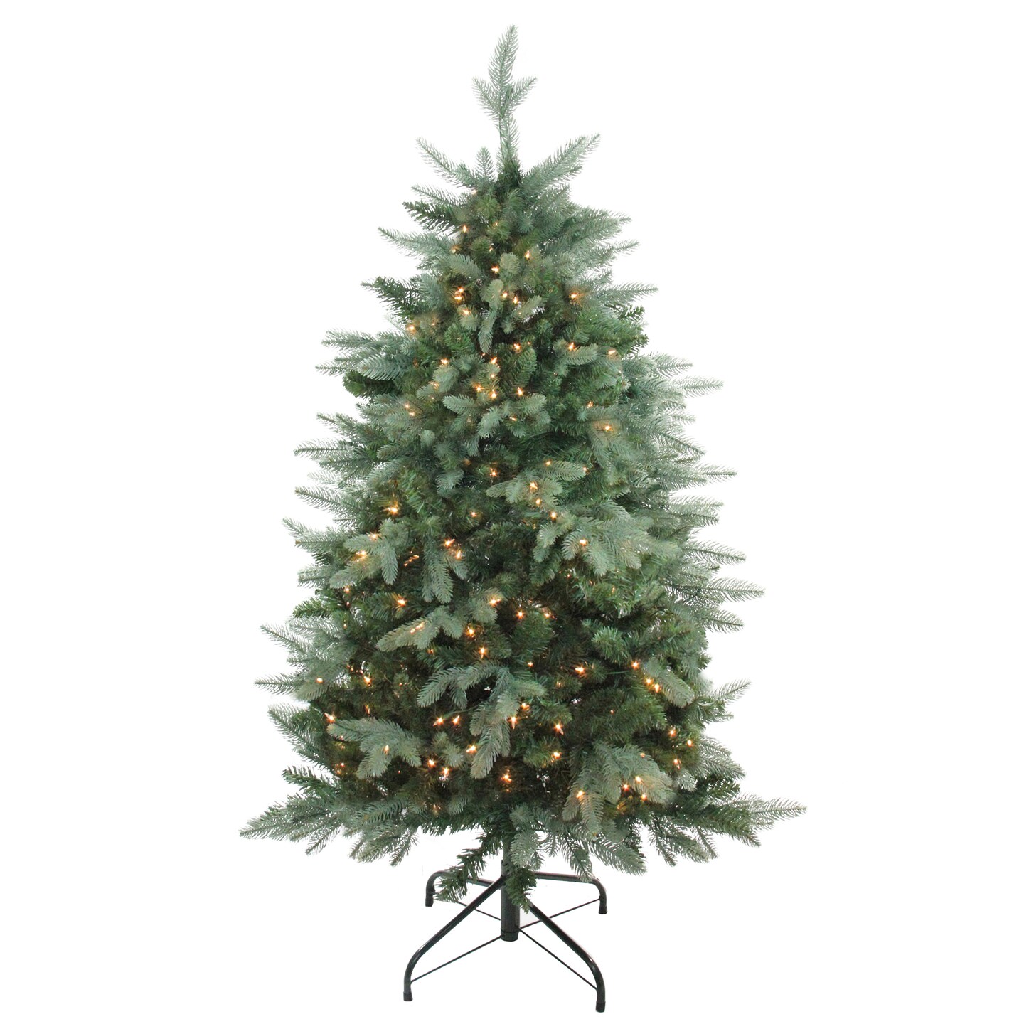 Northlight Real Touch™️ Pre-Lit Medium Washington Frasier Fir Artificial Christmas Tree - 4.5' - Clear Lights