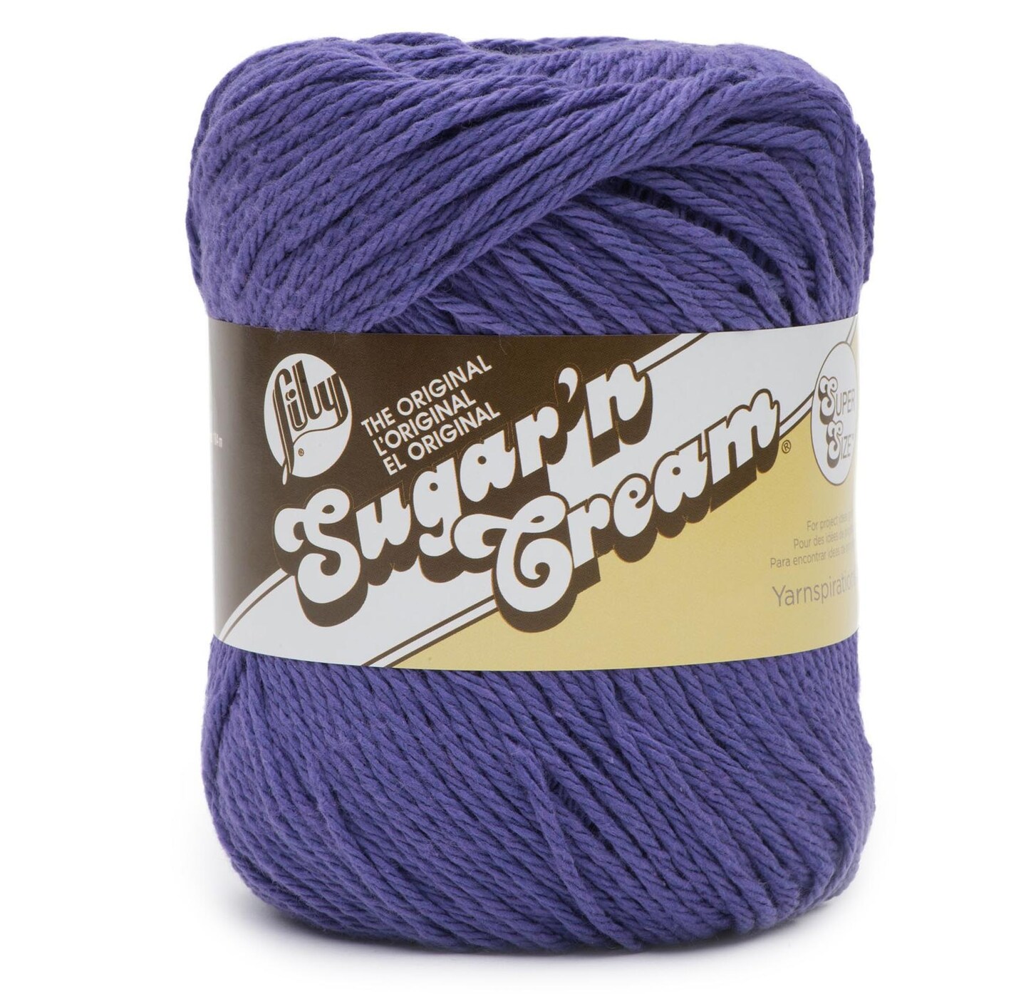 Sugar'N Cream Garn – Super Size Knäuel In Gelb | 100% Baumwolle, Ideal Für Häkeln & Stricken