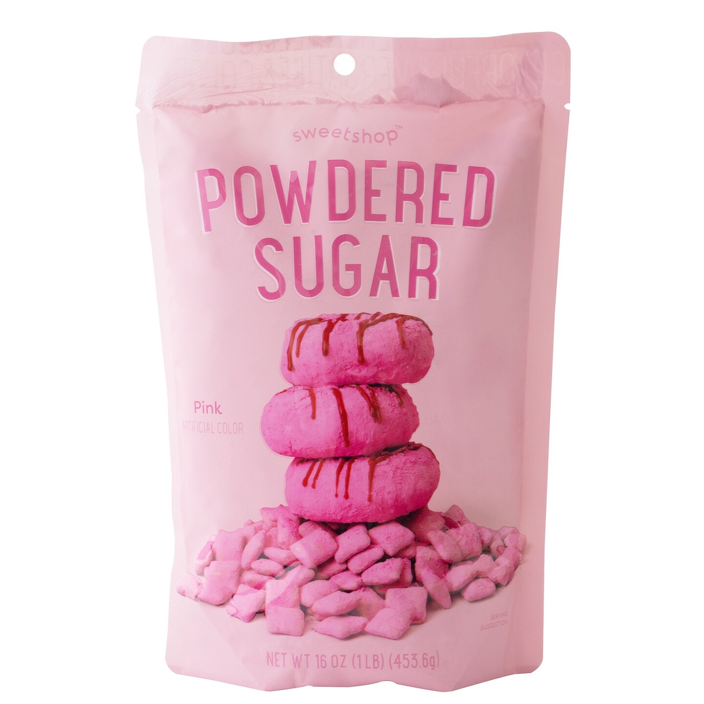 Sweetshop Powdered Sugar 1Lb-Pink