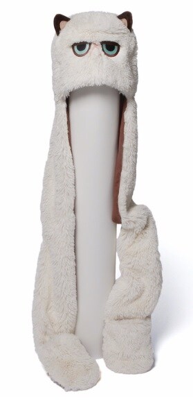 Gund 38" Extra Soft and Silky Grumpy Cat Plush Stuffed Animal Novelty Hat