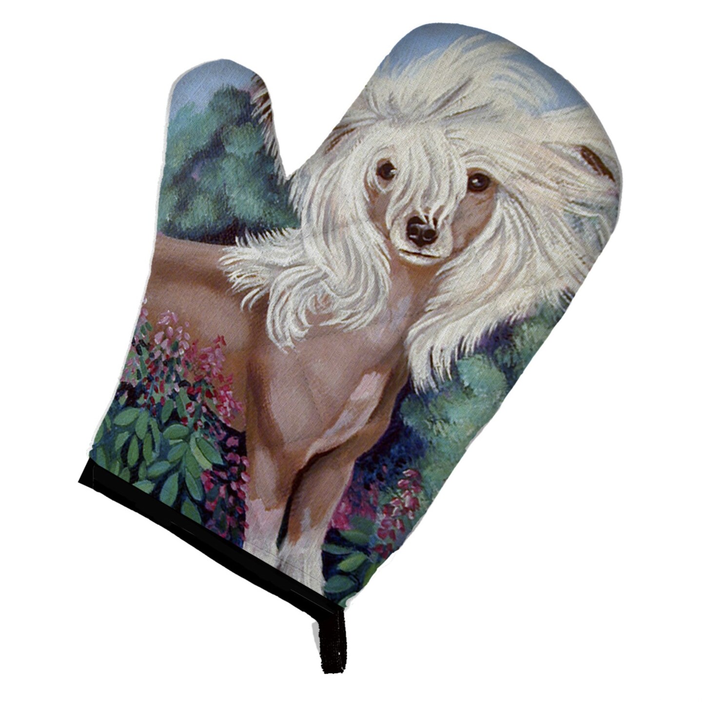 &#x22;Caroline&#x27;s Treasures 7052OVMT Chinese Crested Oven Mitt, 12&#x22;&#x22; by 8.5&#x22;&#x22;, Multicolor&#x22;