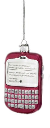 Kurt Adler Noble Gems Mouth Blown Glass Tween Christmas Red PDA Holiday Ornament 3.5&#x22;