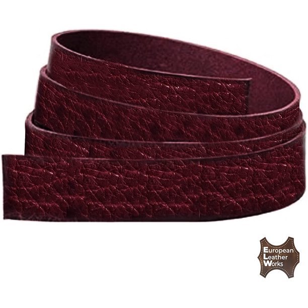 ELW 6-7 oz. (2.4-2.8mm) - 72&#x22; (183cm) Length, Straps, Belts, Strips | Full Grain Leather Bison Hide DIY Craft Projects, Bag, Chap, Motorcycle, Shoe, Clothing, Jewelry, Wrapping