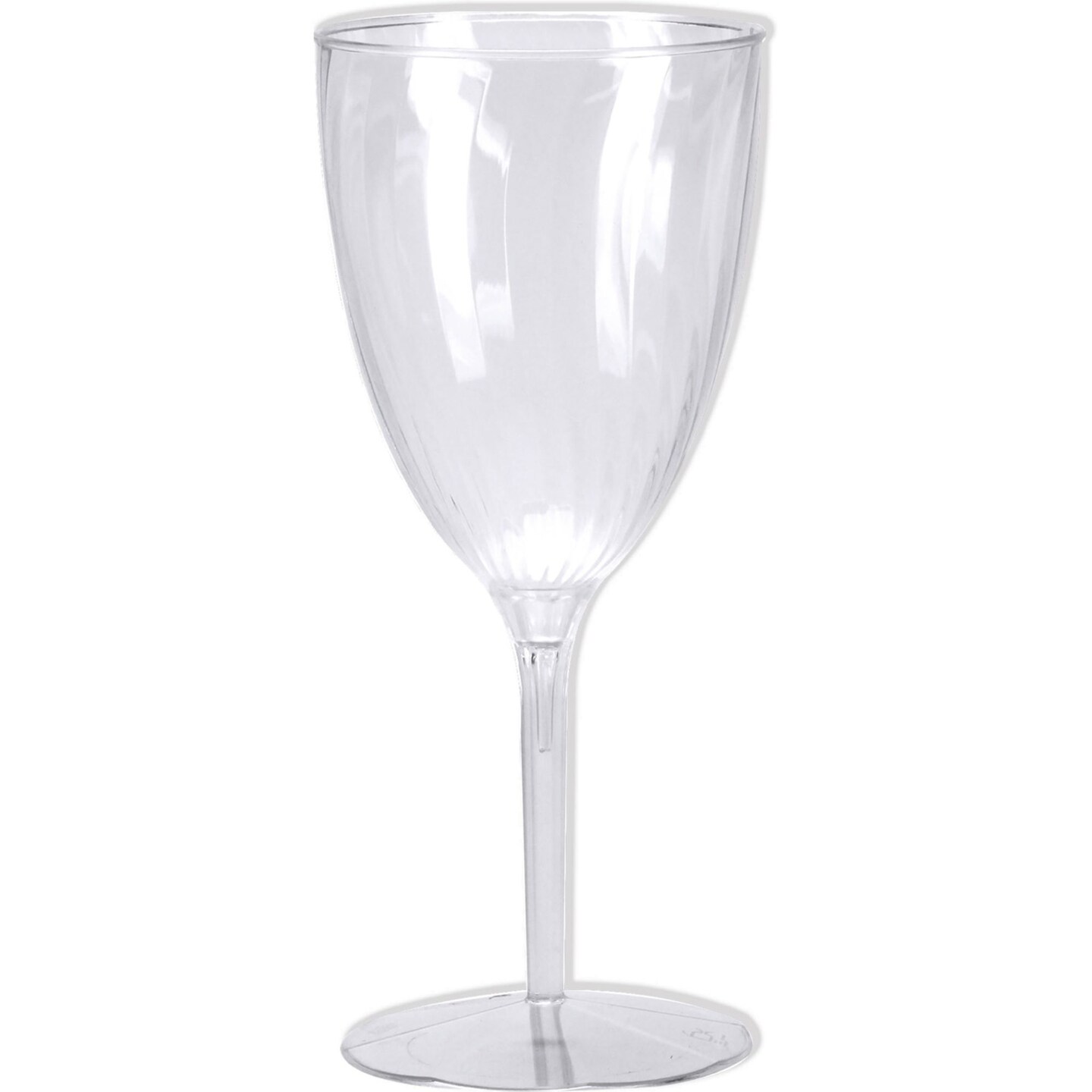 Party Central Clear Disposable Wine Glasses - 6.5" - Club Pack of 96