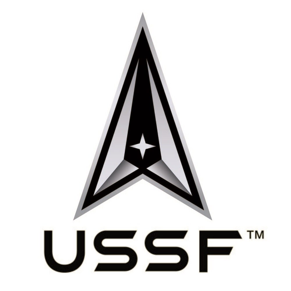 USSF Space Force Sticker (3-1/2&#x22;x4-1/8&#x22;)