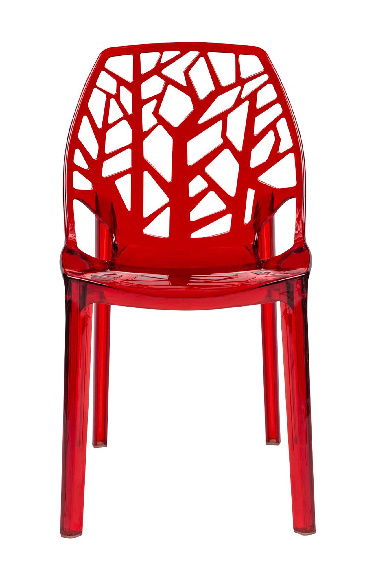 LeisureMod Cornelia Modern Dining Side Chair, Set of 4