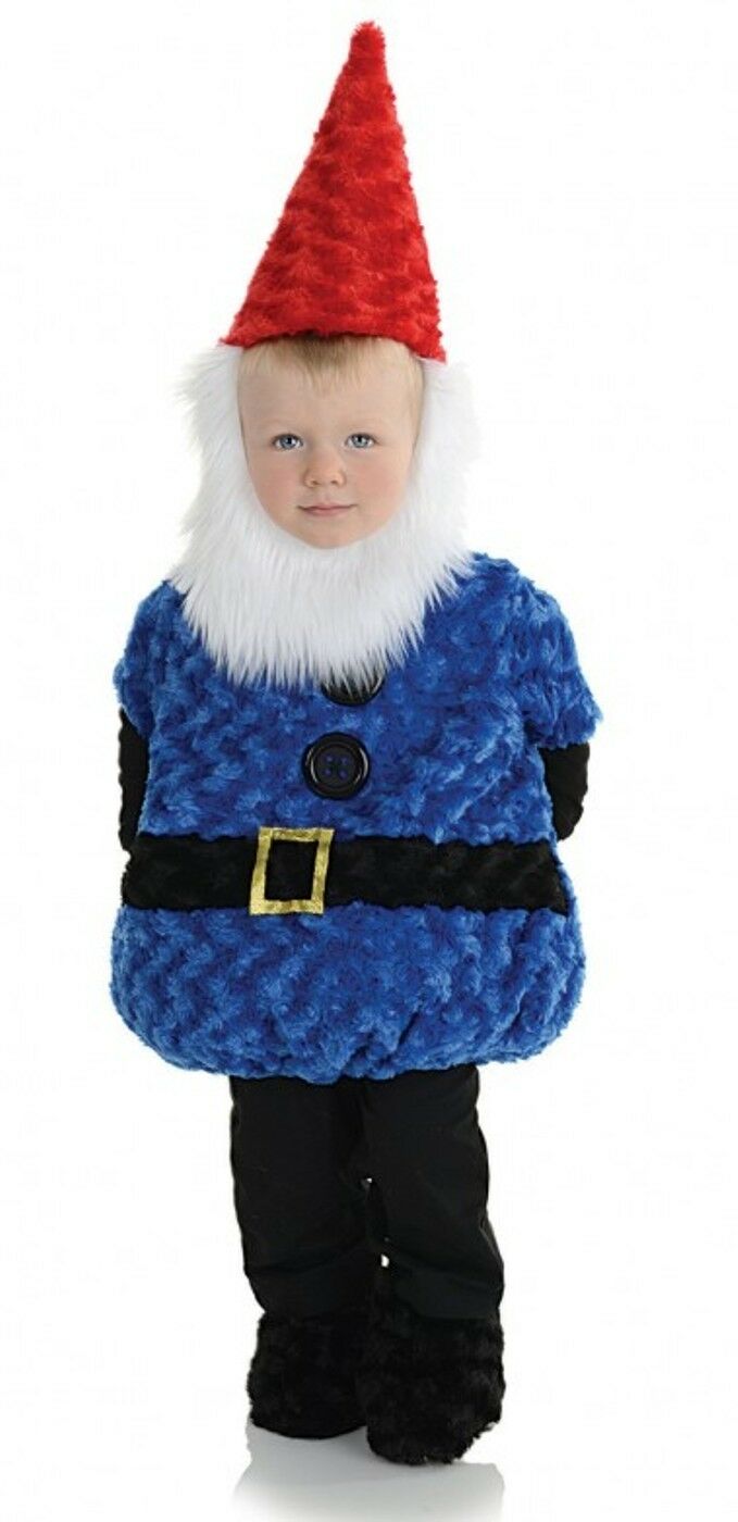 Underwraps Blue and Black Gnome Belly Babies Toddler Halloween Costume - 4T-6T