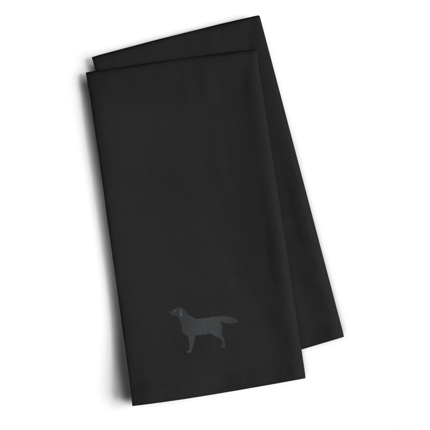 Black Labrador Dish Towel