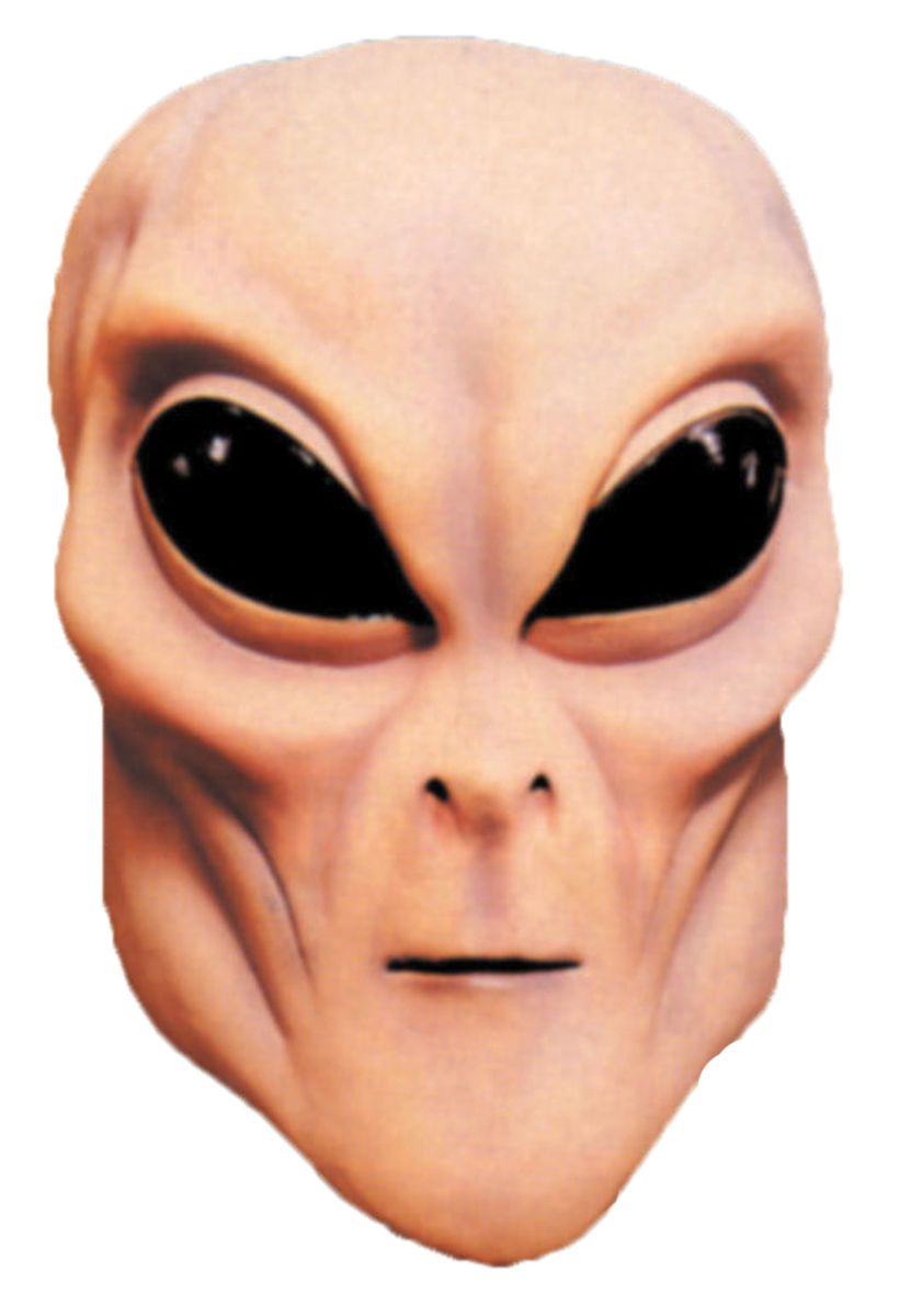 The Costume Center Brown Alien Halloween Unisex Adult Mask Costume Accessory