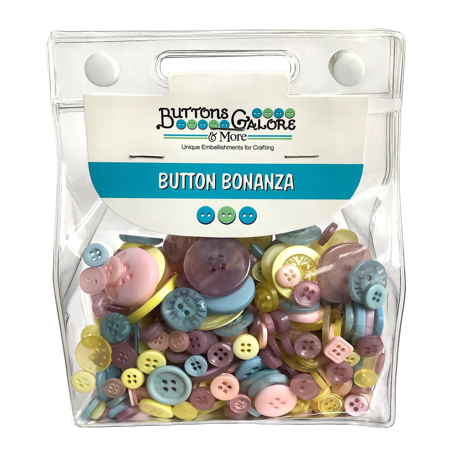 Buttons Galore Button Bonanza Bulk Buttons for Sewing &#x26; Crafts, Assorted Colors - .50 LBS.