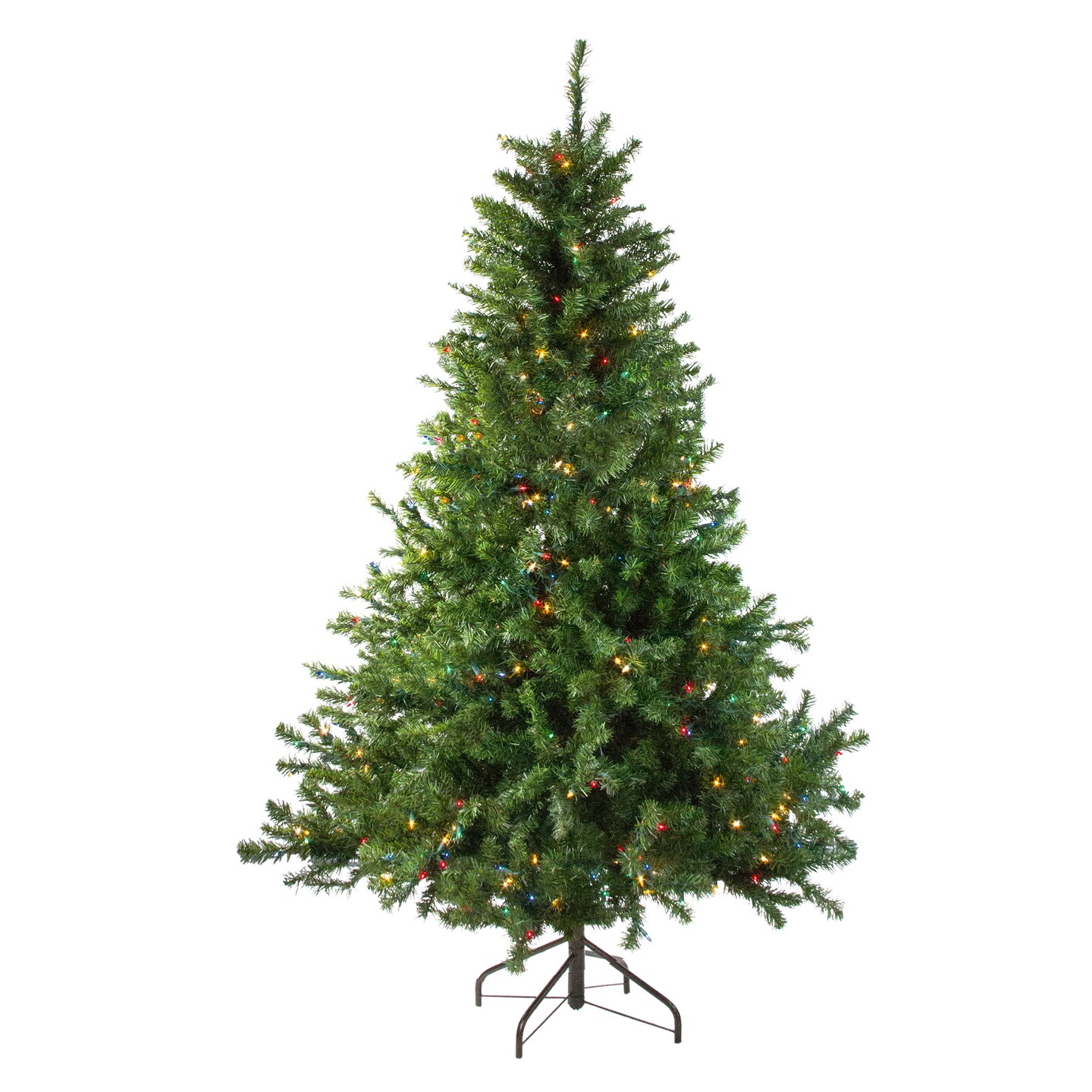 Northlight Pre-Lit Medium Canadian Pine Artificial Christmas Tree - 5' - Multicolor Lights