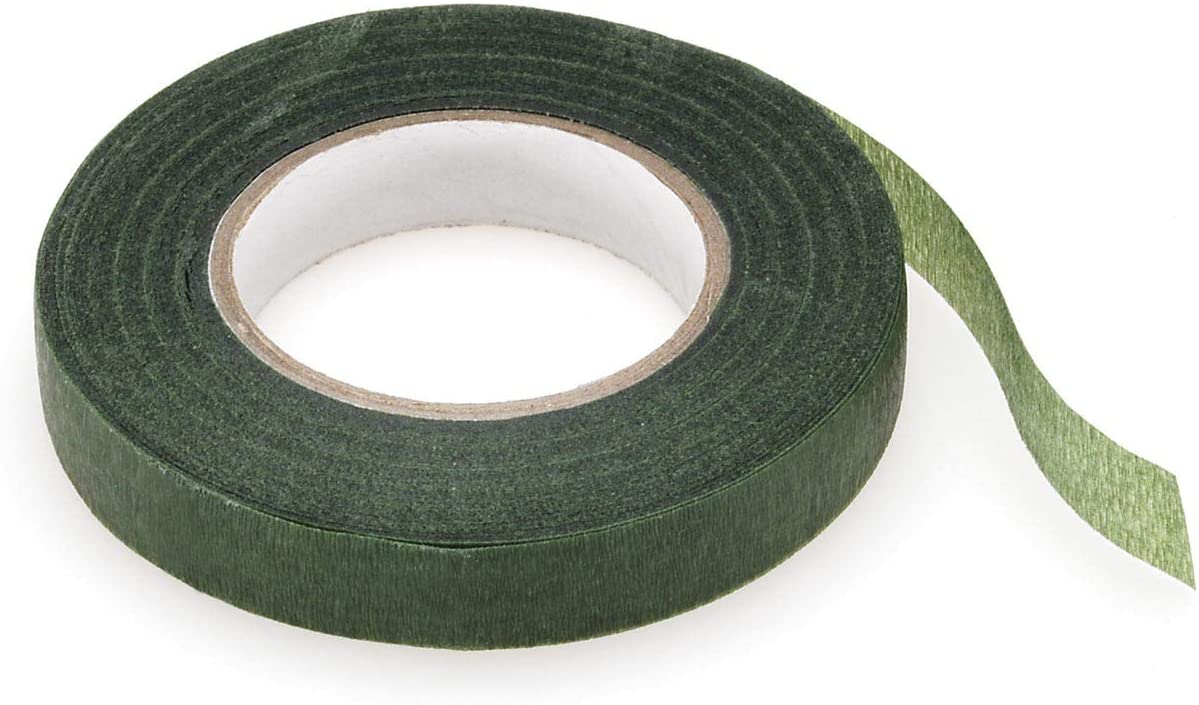 Darice Self-Sealing Floral Tape - .5" x 30 yards - Green