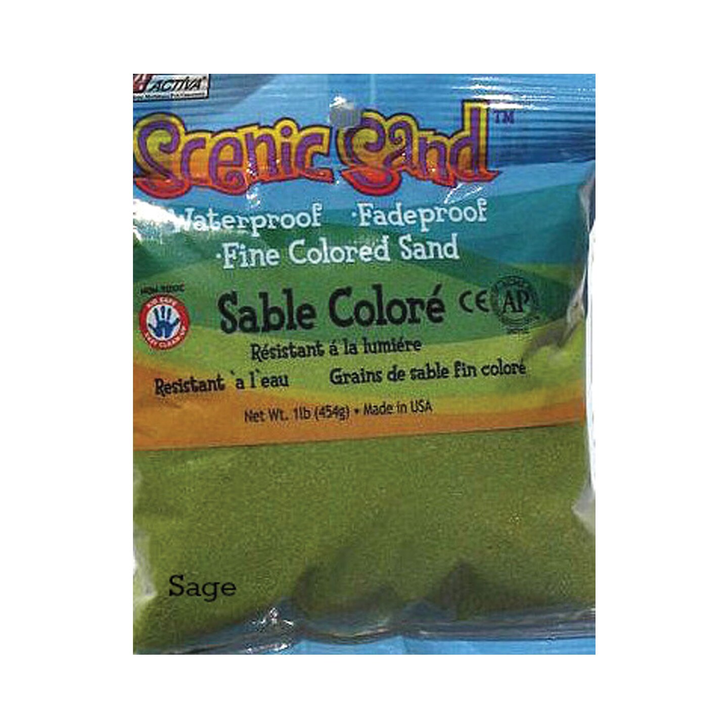 ACTIVA Scenic Sand - Perfect for Colorful Sand Paintings, Sand Mosaics, Sand Art Projects, etc.