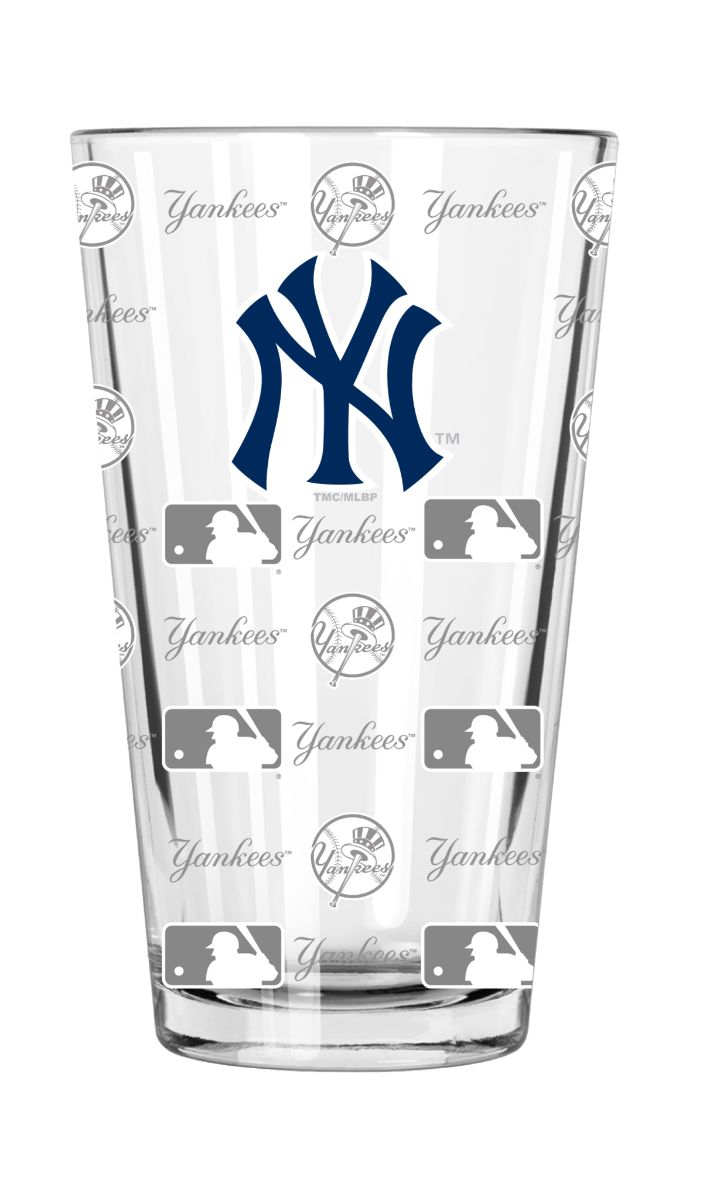 The Memory Company 5.75" Clear and Blue MLB New York Yankees