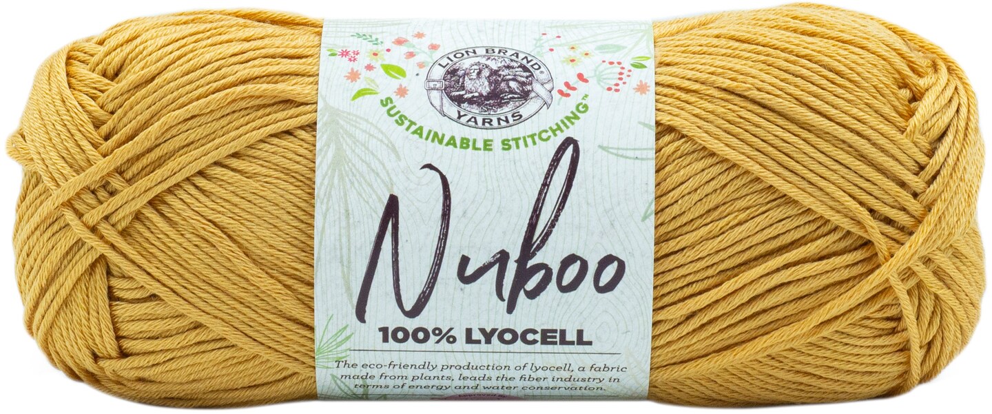 Lion Brand Nuboo Yarn-Goldenrod