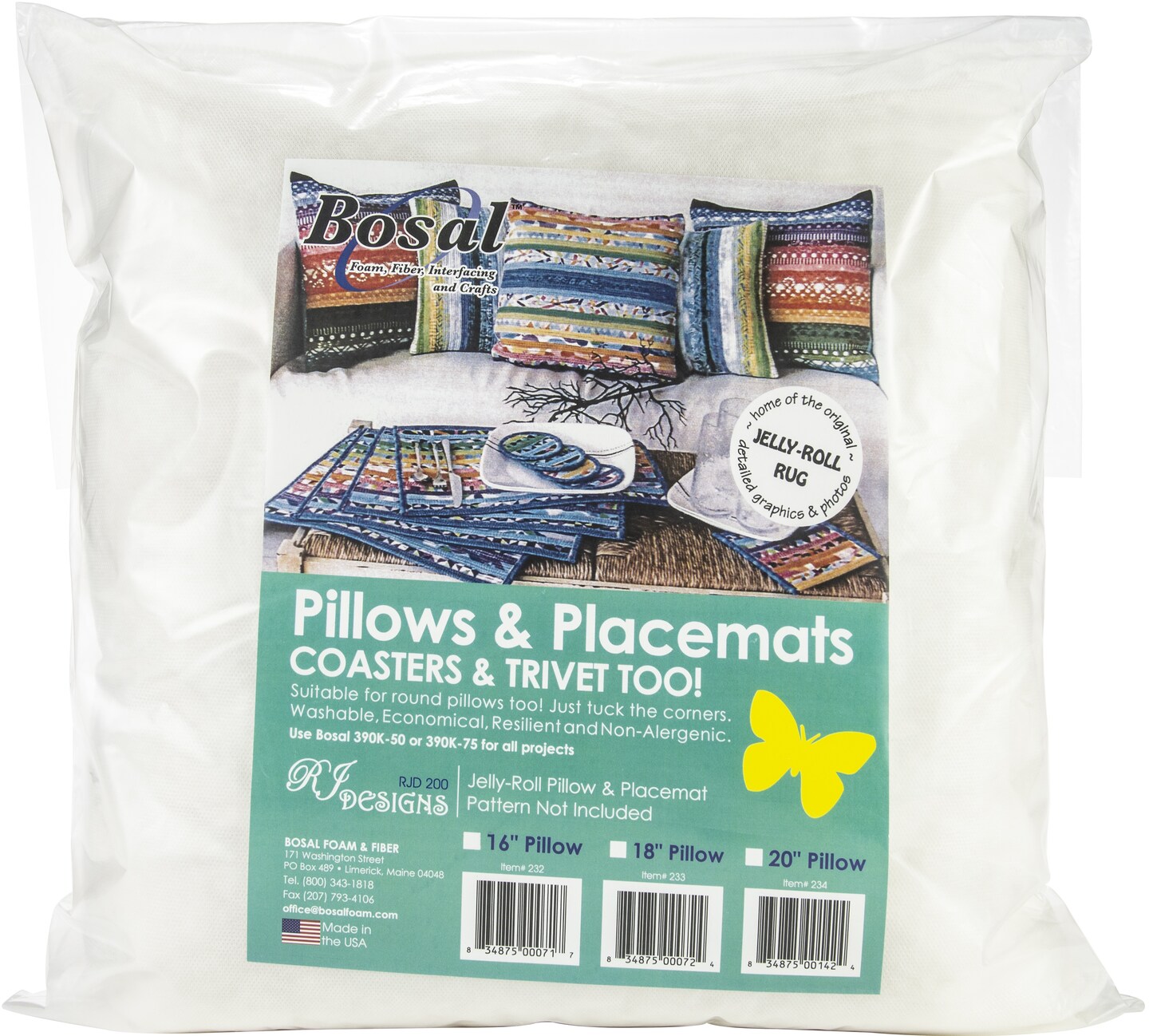 Bosal Pillow Insert-16&#x22;X16&#x22;