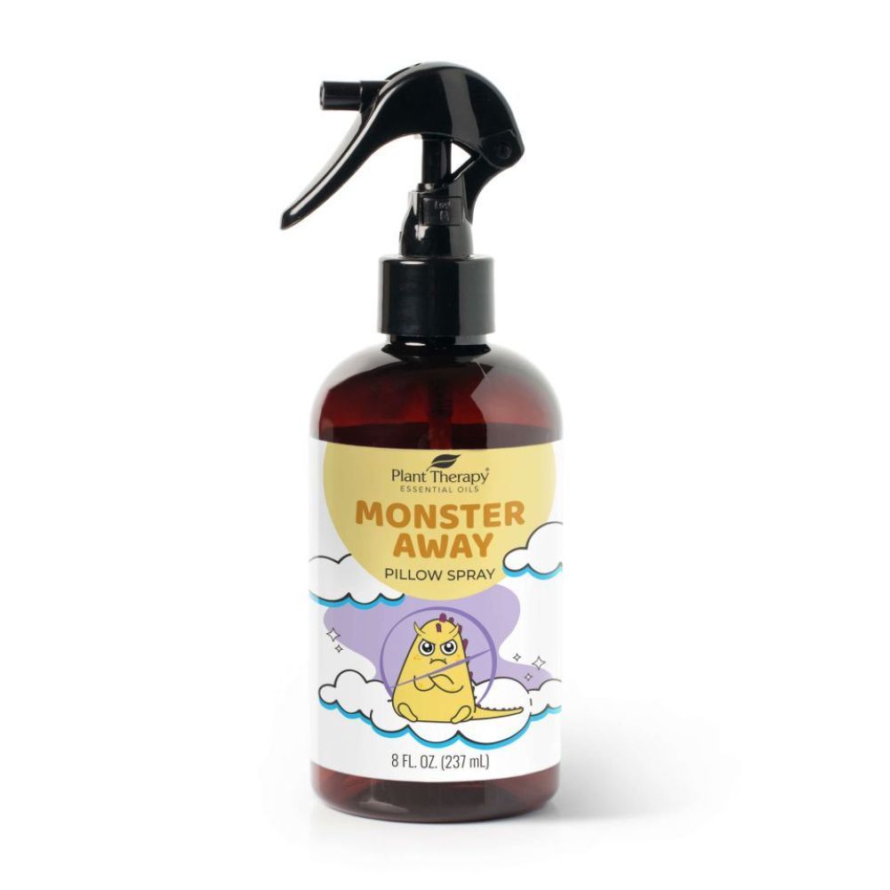 Plant Therapy - Kids Safe All Natural Monster Away Pillow and Linen Spray, Aromatherapy Spray, 8 oz