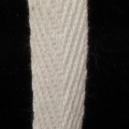 The Ribbon People Ivory Solid Twill Craft Ribbon 0.75" x 120 Yards
