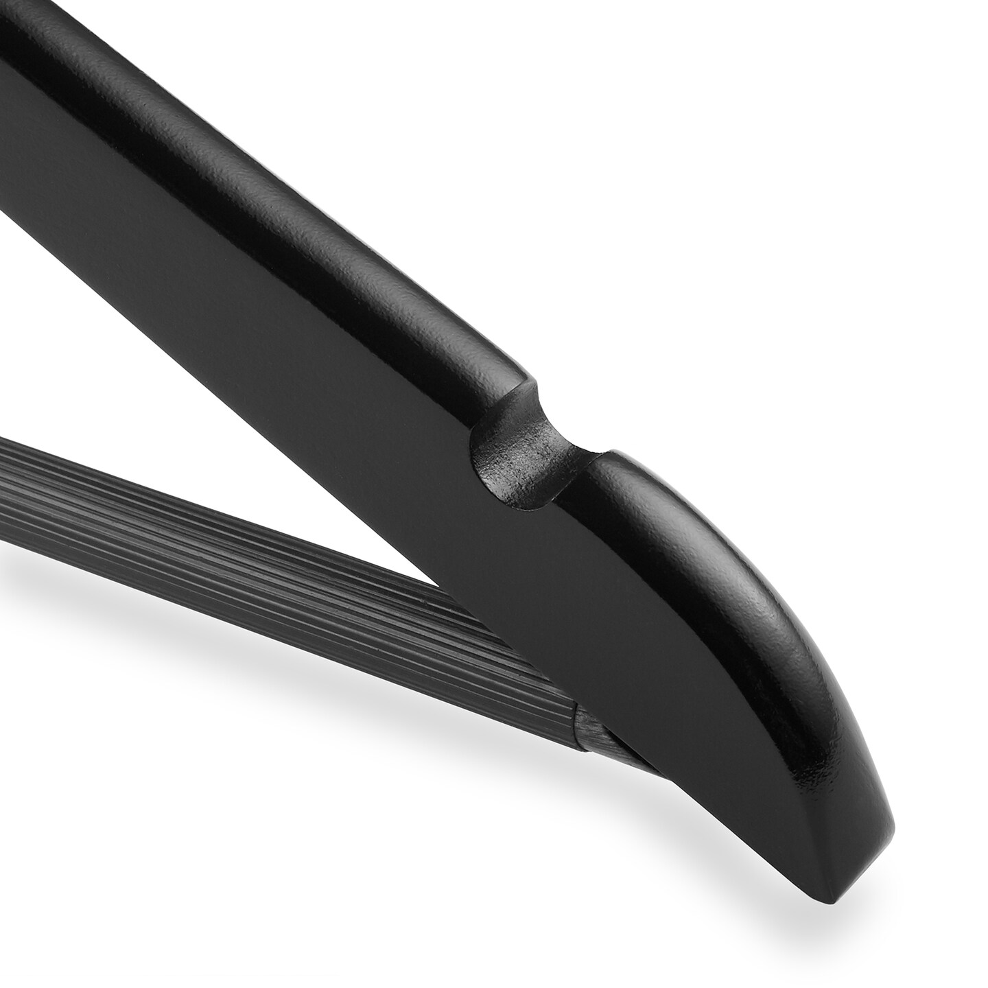 Casafield - 20 Wooden Suit Hangers - Premium Lotus Wood with Notches & Chrome Swivel Hook for Dress Clothes, Coats, Jackets, Pants, Shirts, Skirts