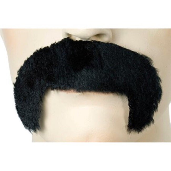 The Costume Center Dark Brown Villain Design Synthetic Fiber Mustache