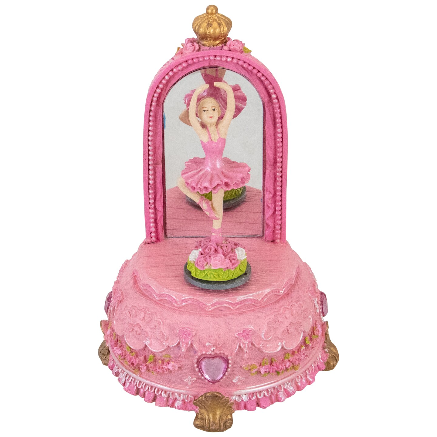 Northlight 5.5&#x22; Children&#x27;s Pink Musical Twirling Ballerina Decoration