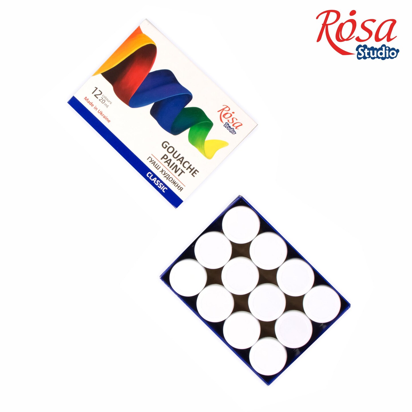 Gouache Paint Set 12*20ml ROSA Studio