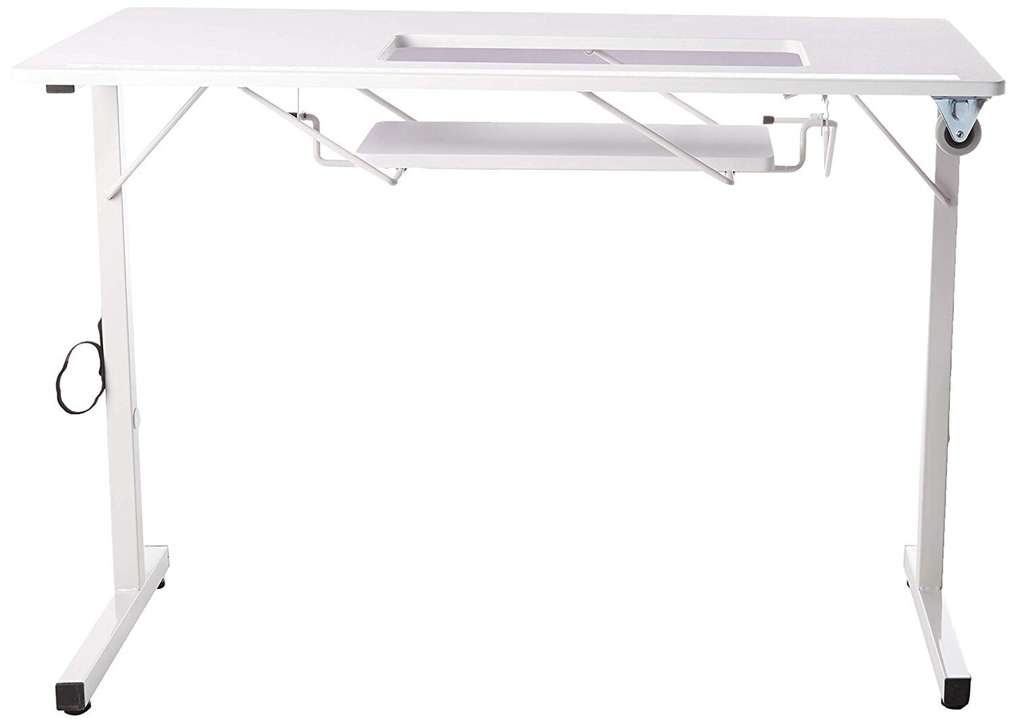 SewingRite SewStation 101 Portable Folding Sewing Table with Steel Legs - Perfect for Craft and Sewing Room