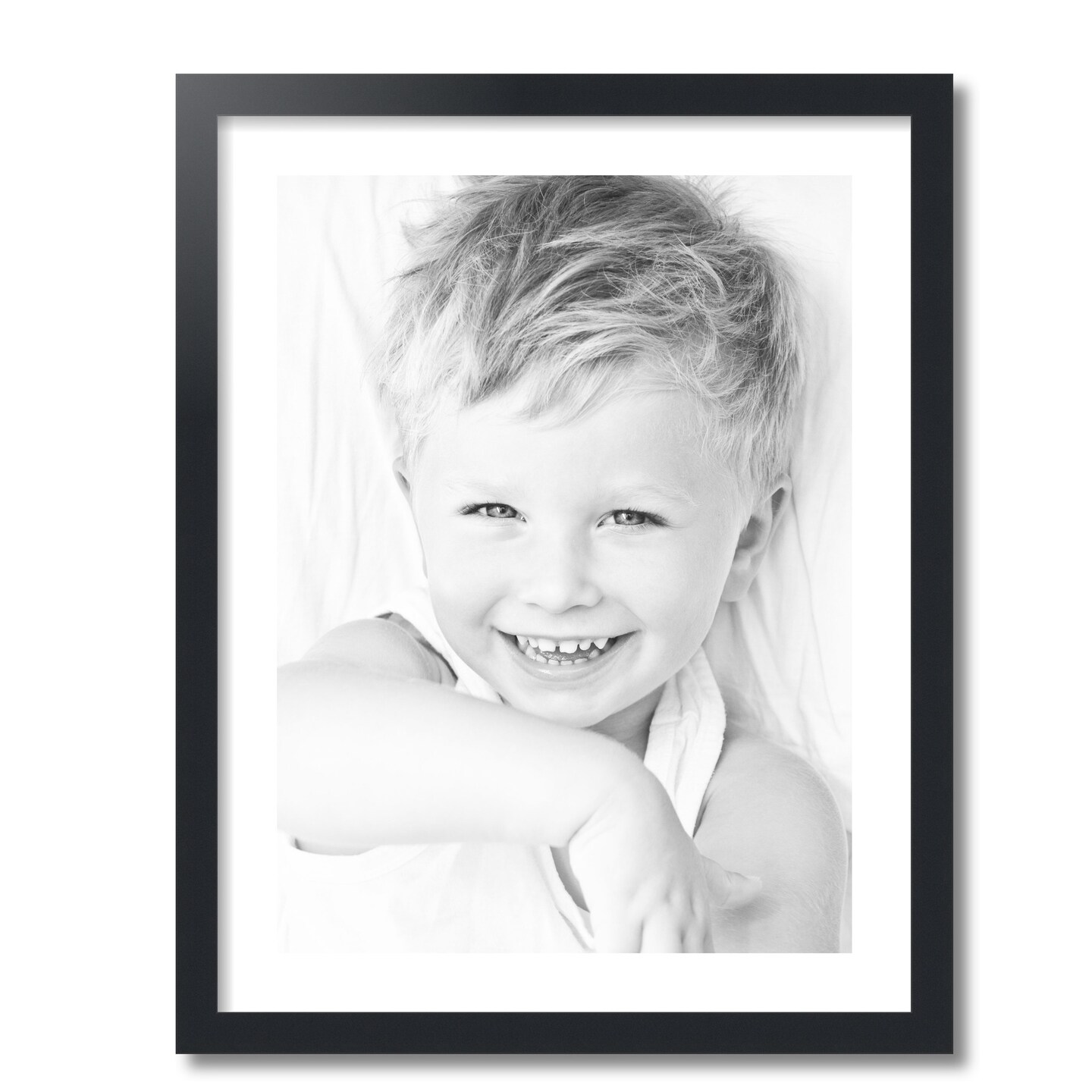 ArtToFrames 21x27&#x22; Matted Picture Frame with 17x23&#x22; Single Mat Photo Opening Framed in 1.25&#x22; Black and 2&#x22; Mat (FWM-3926-21x27)