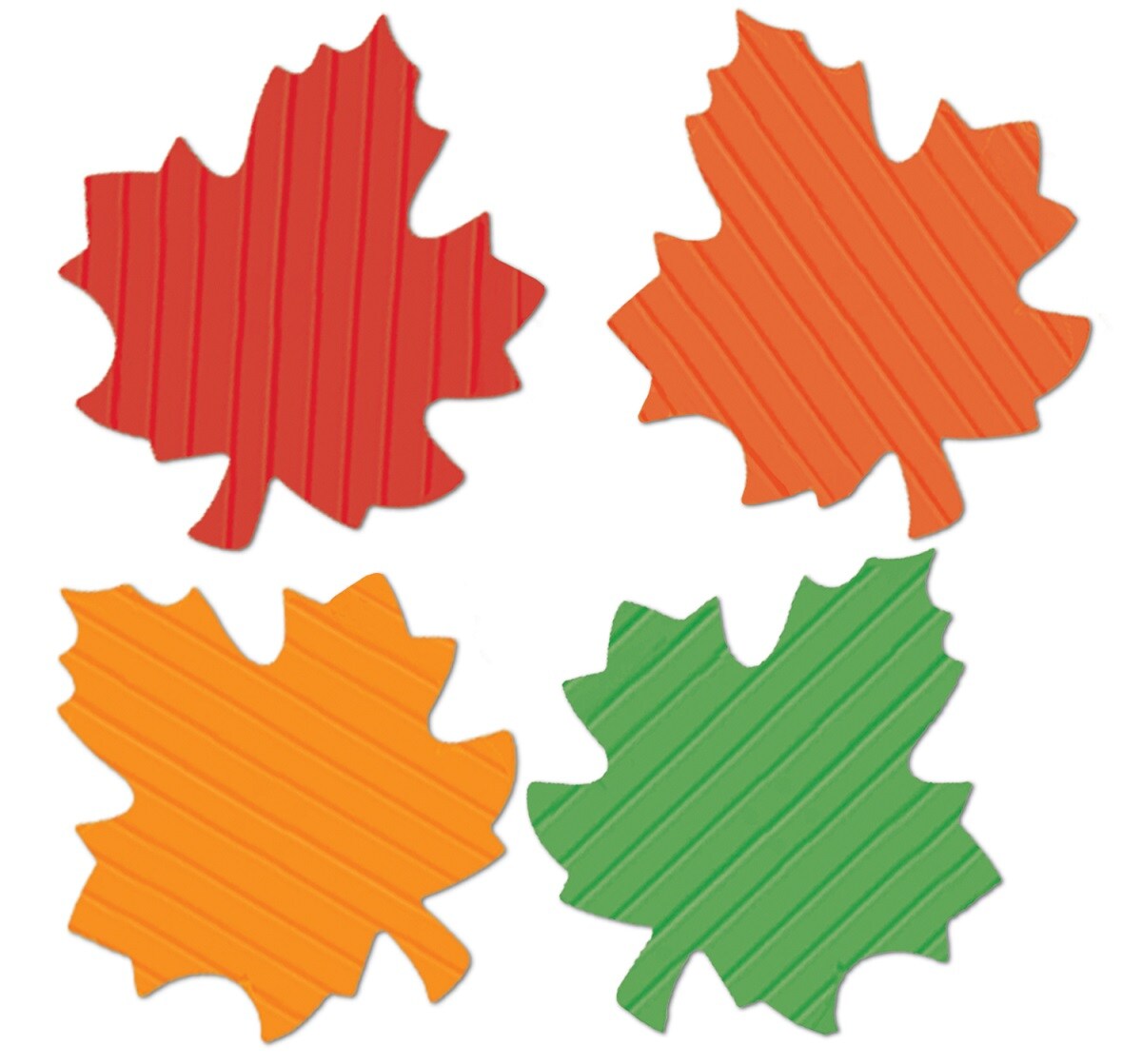 Beistle Club Pack of 24 Vibrantly Colored Fall Leaves Thanksgiving Cutout Decorations 5.75"