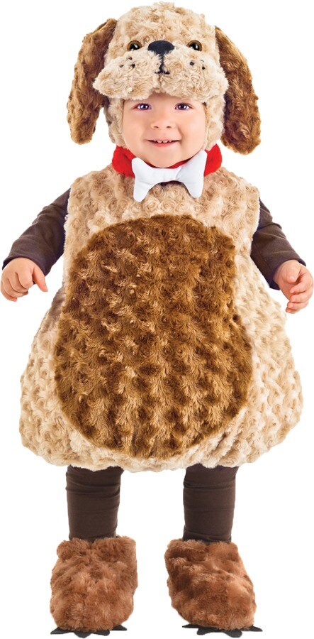 The Costume Center Puppy Unisex Toddler Halloween Costume - Ivory and Brown - Extra Small
