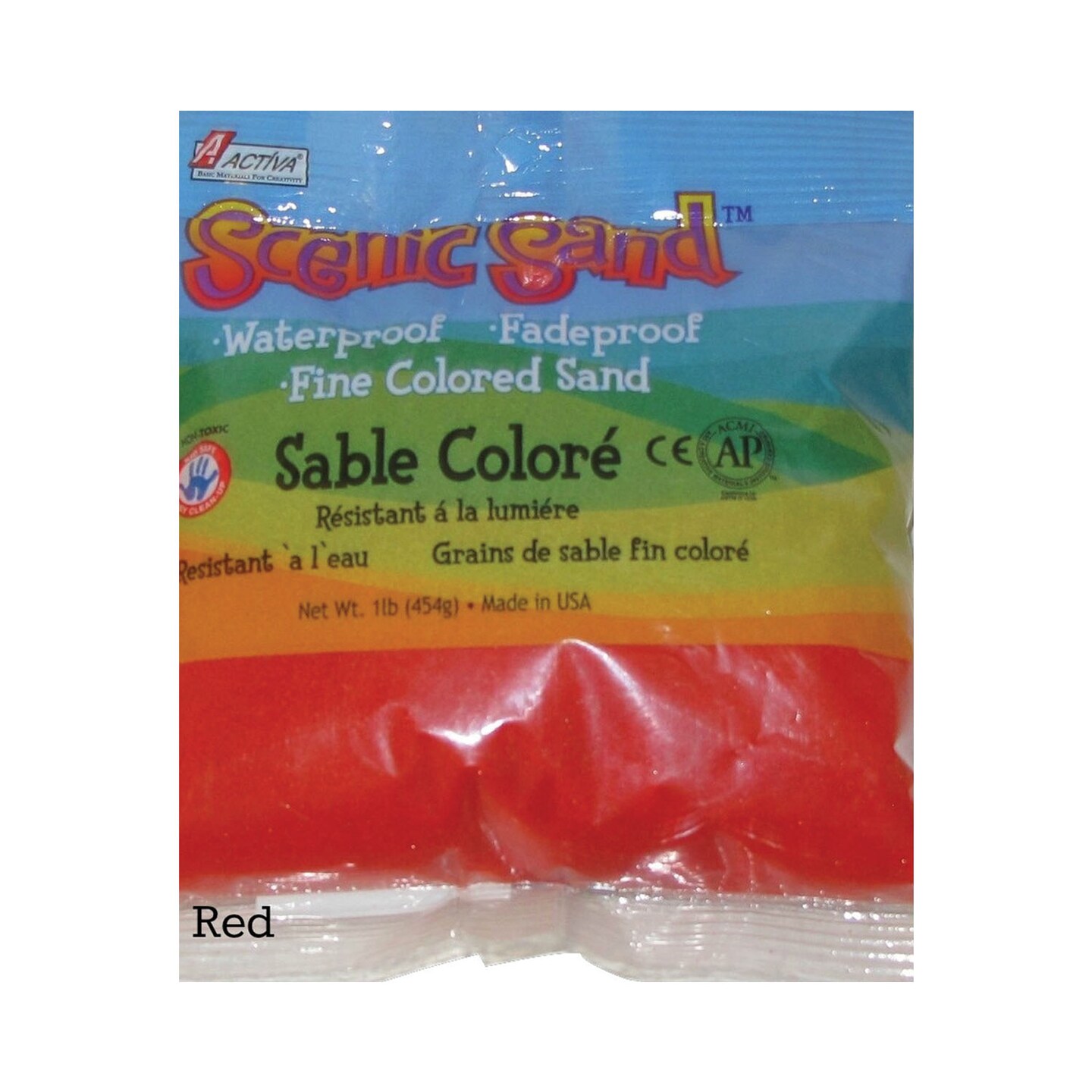 ACTIVA Scenic Sand - Perfect for Colorful Sand Paintings, Sand Mosaics, Sand Art Projects, etc.