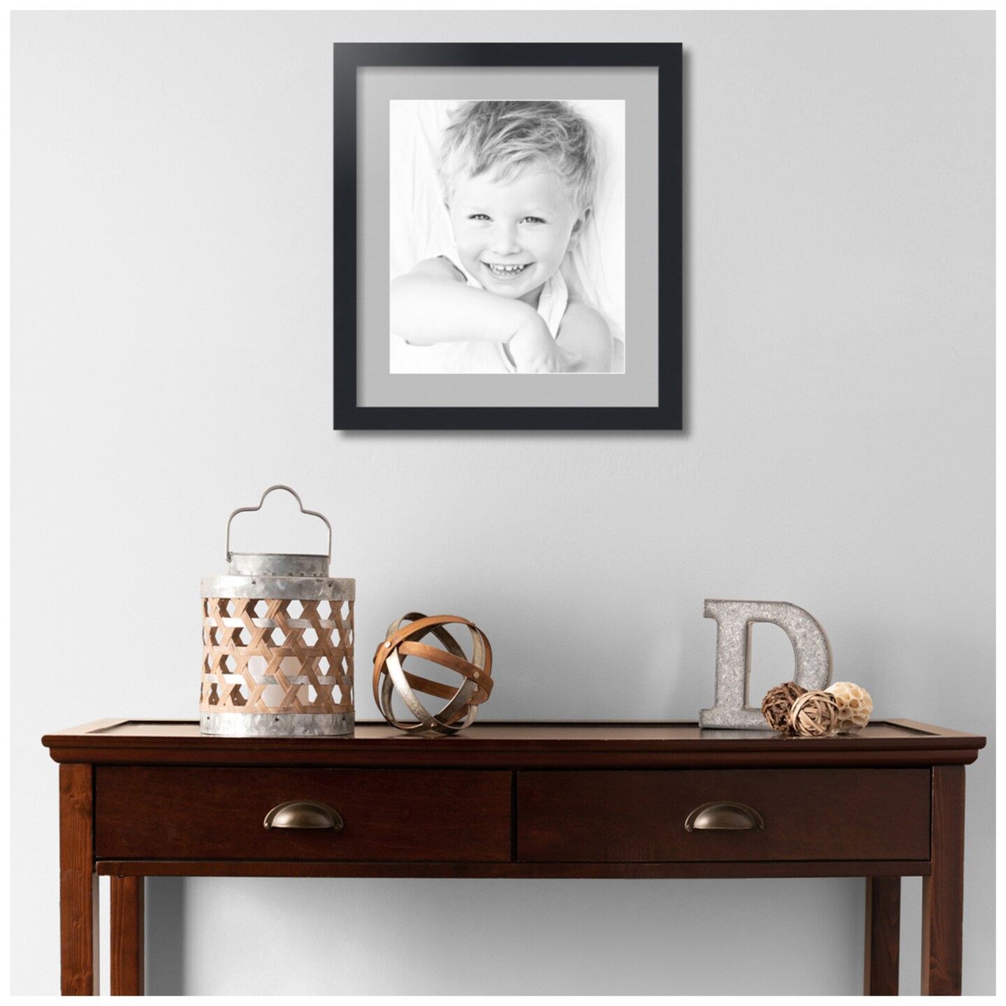 ArtToFrames 16x18" Matted Picture Frame with 12x14" Single Mat Photo Opening Framed in 1.25" Black and 2" Mat (FWM-3926-16x18)
