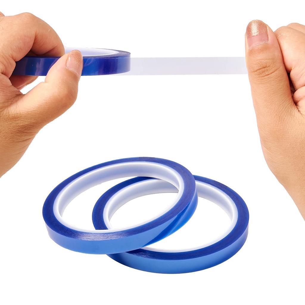 4 rolls Heat resistant Tapes sublimation Press Transfer Thermal BLUE 4mmx30m SUBLITAPE