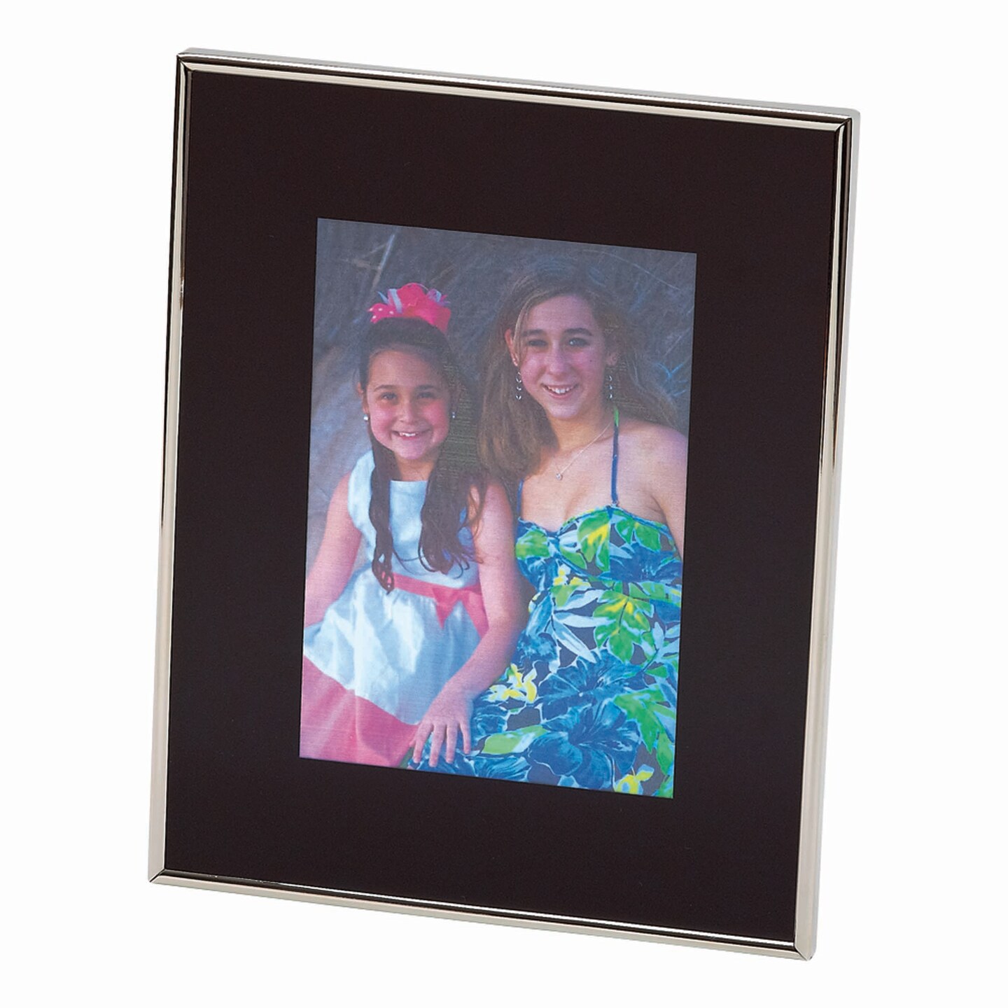 Contemporary Home Living 5" x 7" Rectangular Brown Bordered Photo Frame