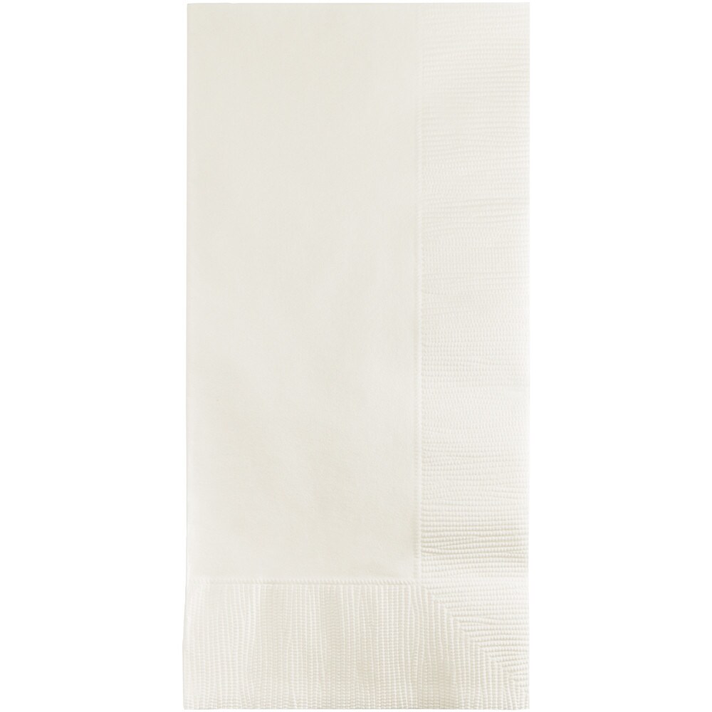 Party Central Club Pack of 600 White Disposable Dinner Napkins 8&#x22;