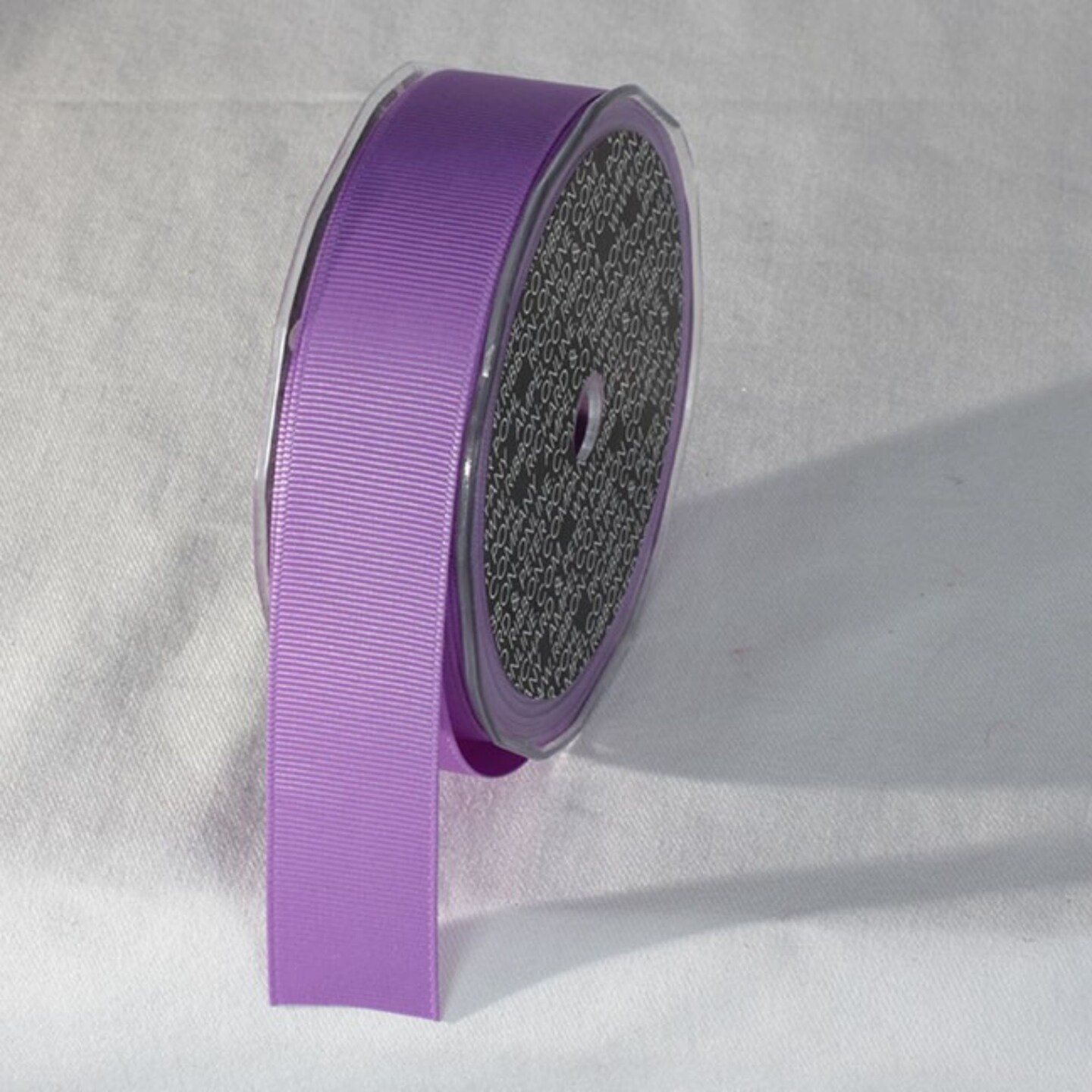 The Ribbon People Orchid Purple Striped Pattern Woven Edge Ribbon 1&#x22; x 22 Yards