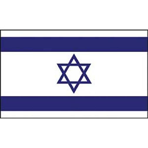 Israel Flag On Stick 4&#x22; x 6&#x22;